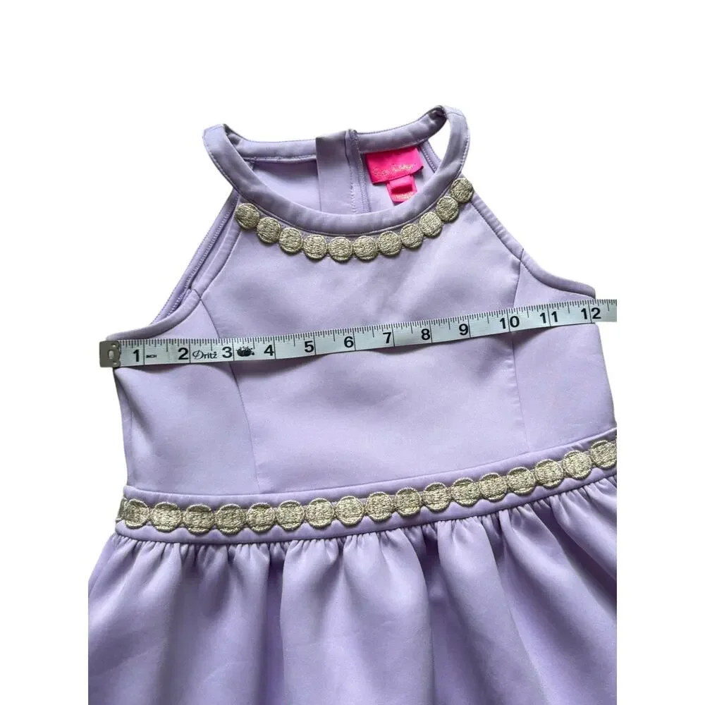 Lilly Pulitzer Evelyn Dress in Lilac - Girls 6/7
